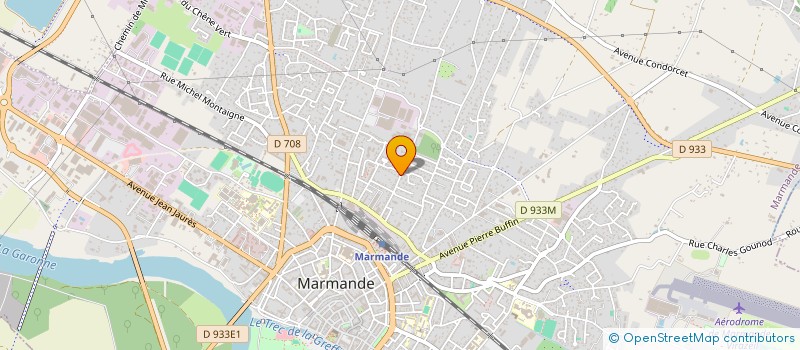 localisation de l'entreprise MONSIEUR KARIM BEN JABER  MARMANDE