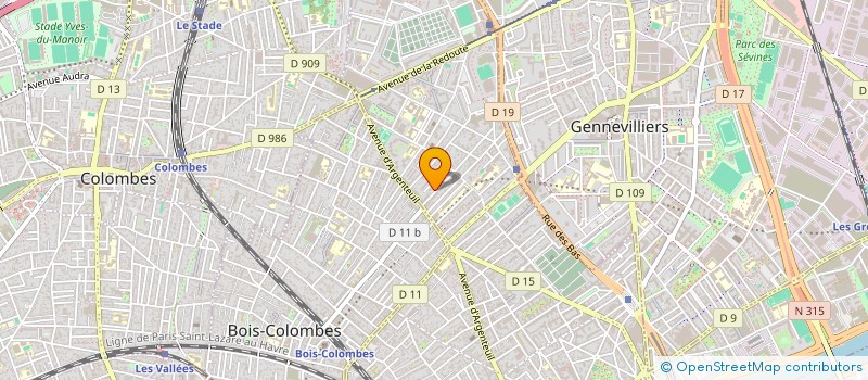 localisation de l'entreprise MONSIEUR KARIM BEN OMRANE à ASNIERES-SUR-SEINE