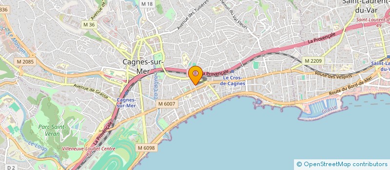 localisation de l'entreprise MONSIEUR KARIM BEN REHOUMA à CAGNES-SUR-MER