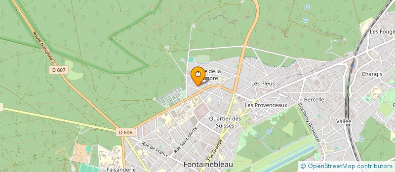 localisation de l'entreprise MONSIEUR KARIM BEN SALEM  FONTAINEBLEAU