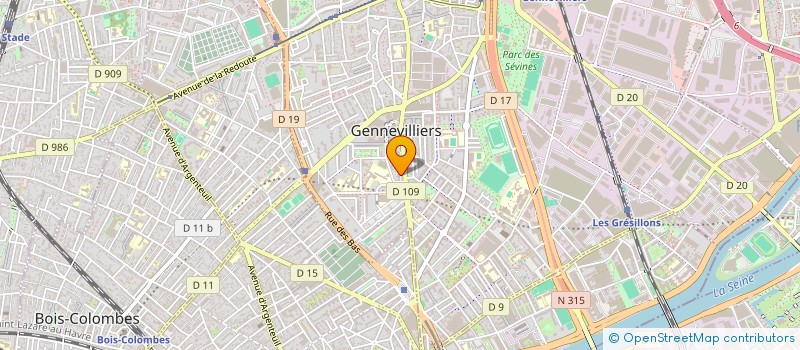 localisation de l'entreprise MONSIEUR KARIM BEN YAHIAOUI  GENNEVILLIERS