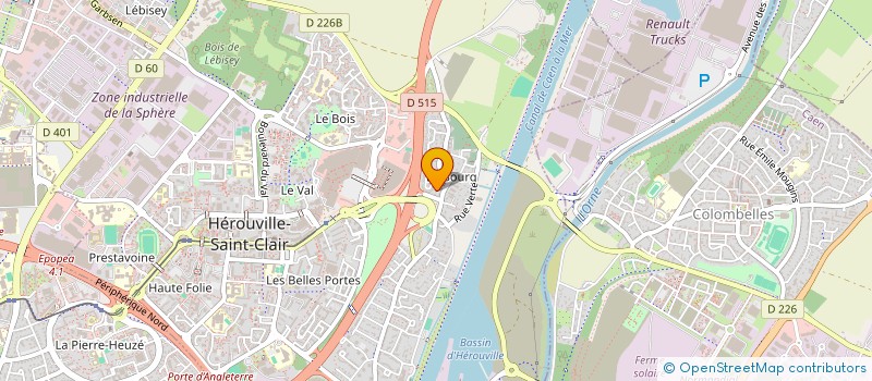 localisation de l'entreprise MONSIEUR KARIM BENAMAR à HEROUVILLE-SAINT-CLAIR