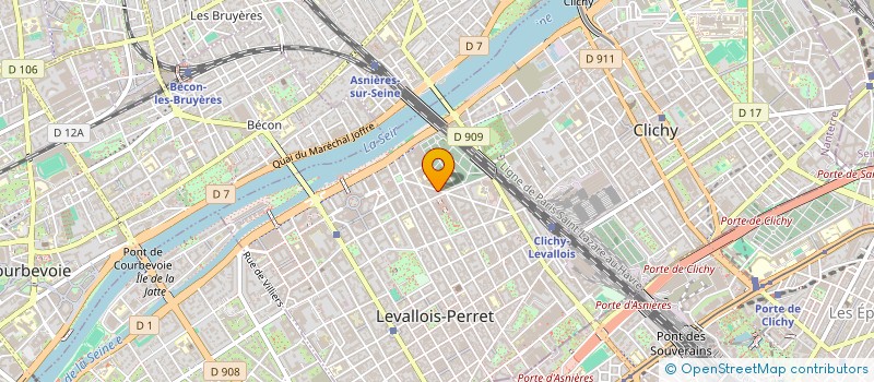 localisation de l'entreprise MONSIEUR KARIM BENAMAR  LEVALLOIS PERRET