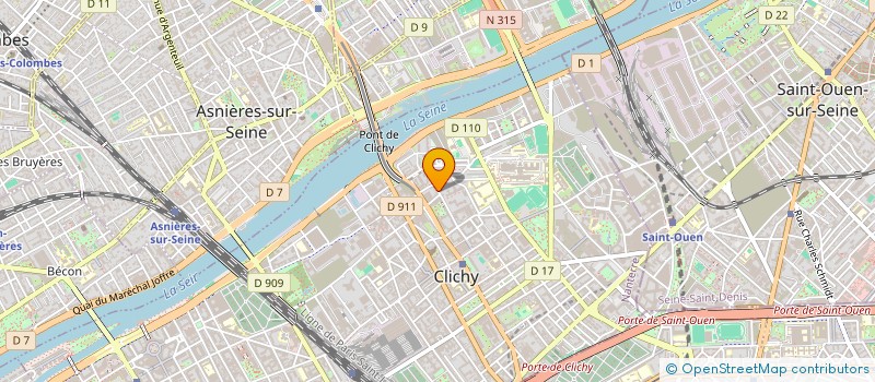 localisation de l'entreprise MONSIEUR KARIM BENAMAR à CLICHY