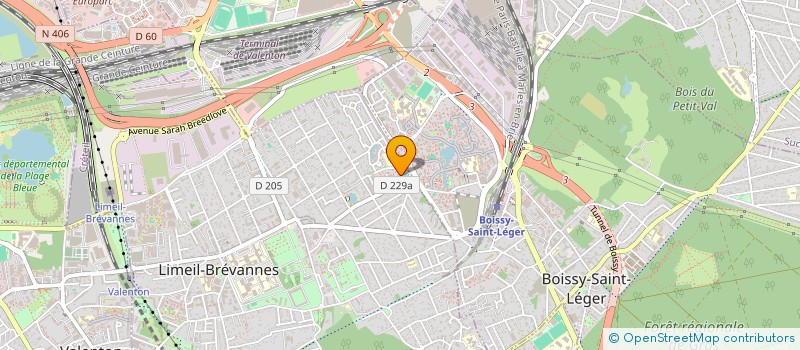 localisation de l'entreprise MONSIEUR KARIM BENBEKHMA  LIMEIL-BREVANNES