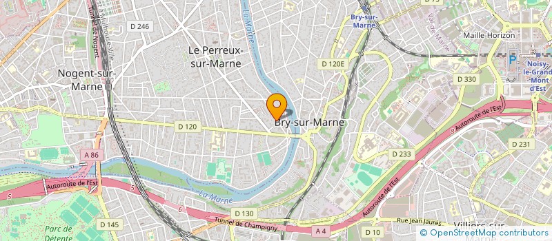 localisation de l'entreprise MONSIEUR KARIM BENBOUDJEMA à LE PERREUX-SUR-MARNE
