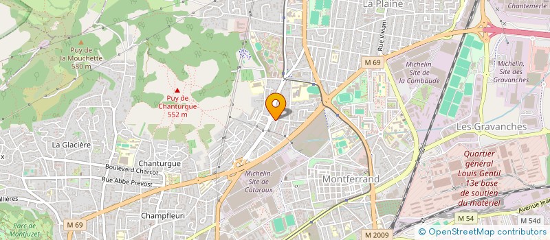 localisation de l'entreprise MONSIEUR KARIM BENDOUDA  CLERMONT-FERRAND