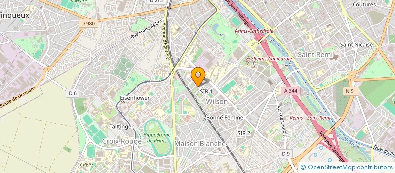 localisation de l'entreprise MONSIEUR KARIM BENKHELIL  REIMS