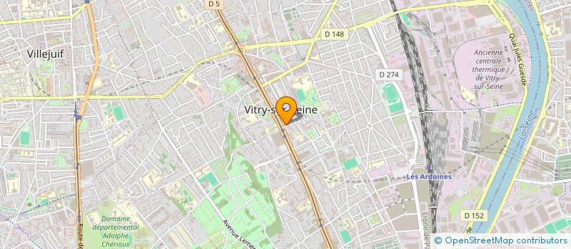 localisation de l'entreprise MONSIEUR KARIM BENOUARET  VITRY-SUR-SEINE