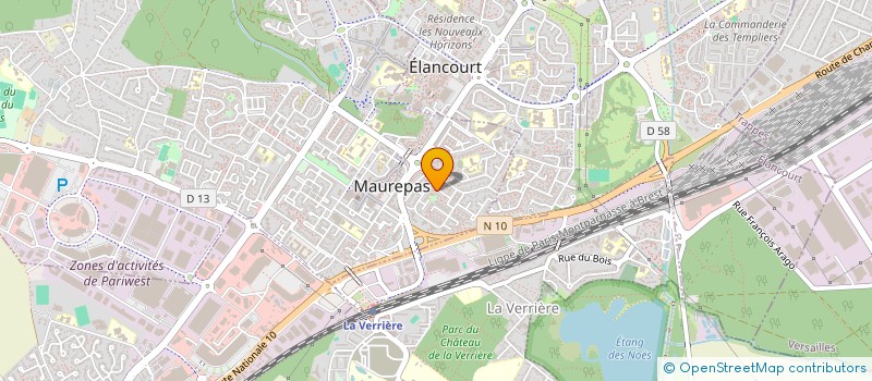 localisation de l'entreprise MONSIEUR KARIM BENTHAMI  MAUREPAS