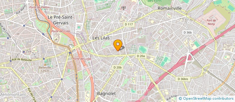 localisation de l'entreprise MONSIEUR KARIM BERRAF à BAGNOLET