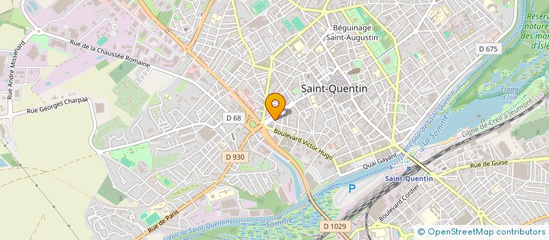 localisation de l'entreprise MONSIEUR KARIM BERREHILLI à SAINT-QUENTIN