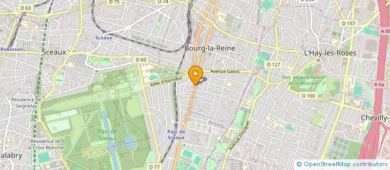 localisation de l'entreprise MONSIEUR KARIM BERREZEG à SCEAUX