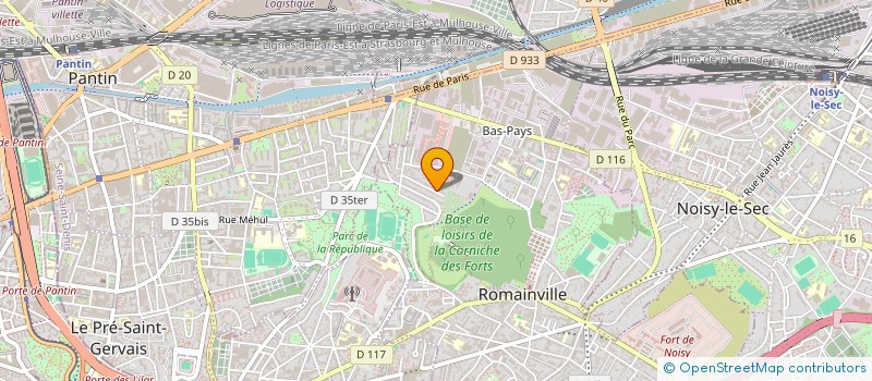 localisation de l'entreprise MONSIEUR KARIM BESSABIS à ROMAINVILLE