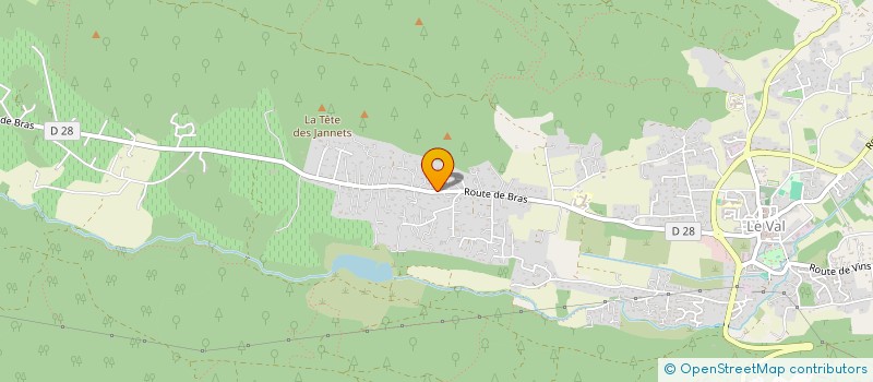 localisation de l'entreprise MONSIEUR KARIM BETTAIB  LE VAL