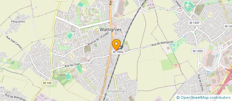 localisation de l'entreprise MONSIEUR KARIM BHEWA  WATTIGNIES