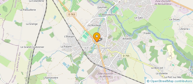 localisation de l'entreprise MONSIEUR KARIM BOU-SAFFA  CUGAND