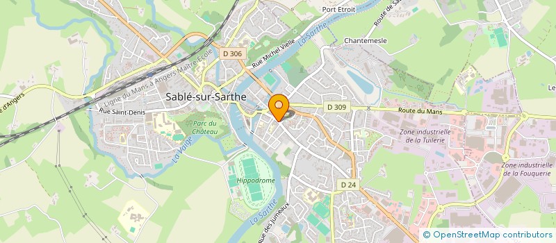 localisation de l'entreprise MONSIEUR KARIM BOUALEM  SABLE-SUR-SARTHE