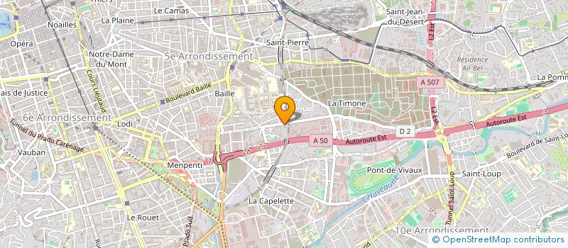 localisation de l'entreprise MONSIEUR KARIM BOUCHAMA à MARSEILLE