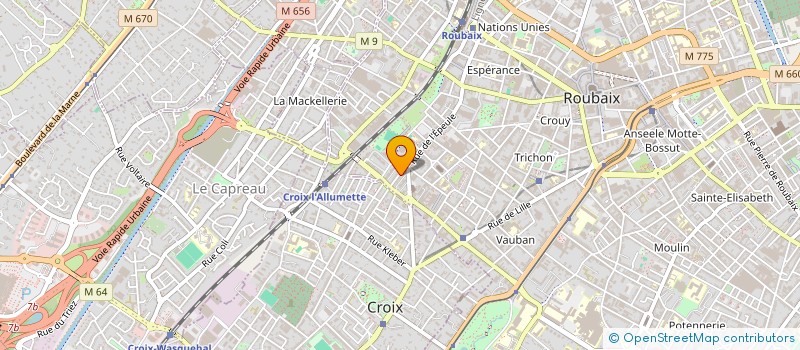 localisation de l'entreprise MONSIEUR KARIM BOUDJELLOULI  ROUBAIX