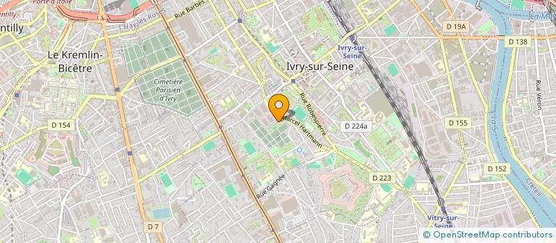 localisation de l'entreprise MONSIEUR KARIM BOUHADIBA  IVRY-SUR-SEINE