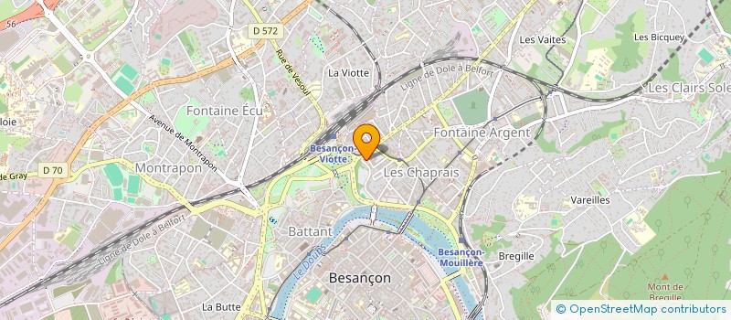 localisation de l'entreprise MONSIEUR KARIM BOUHASSOUN  BESANCON