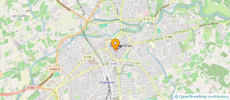 localisation de l'entreprise MONSIEUR KARIM BOUHAYOUFI  CARPENTRAS