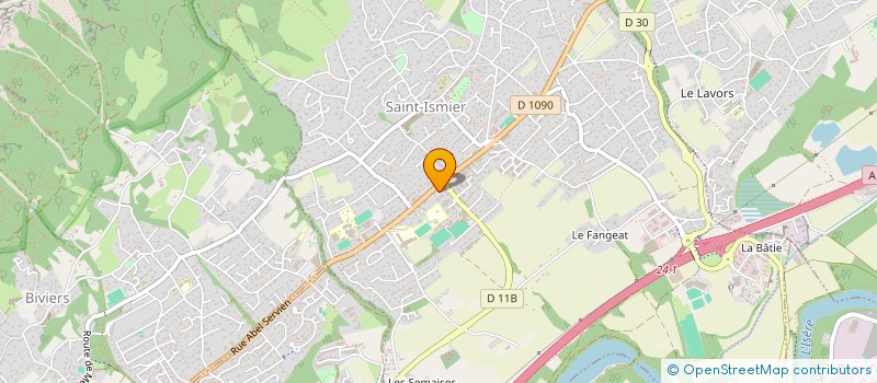 localisation de l'entreprise MONSIEUR KARIM BOUHAZAMA  SAINT-ISMIER