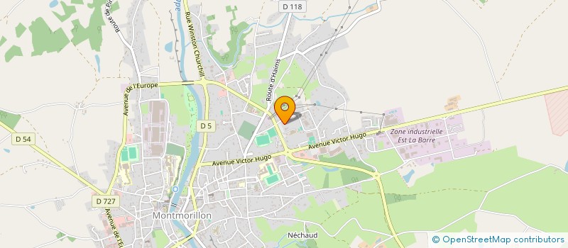 localisation de l'entreprise MONSIEUR KARIM BOUKAF à MONTMORILLON