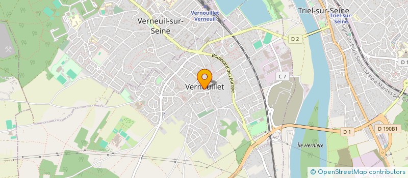 localisation de l'entreprise MONSIEUR KARIM BOUKERNAFA à VERNOUILLET