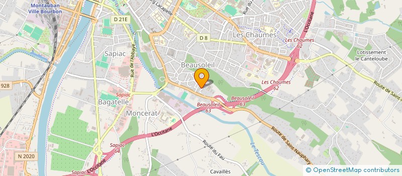 localisation de l'entreprise MONSIEUR KARIM BOUKHACHAB  MONTAUBAN