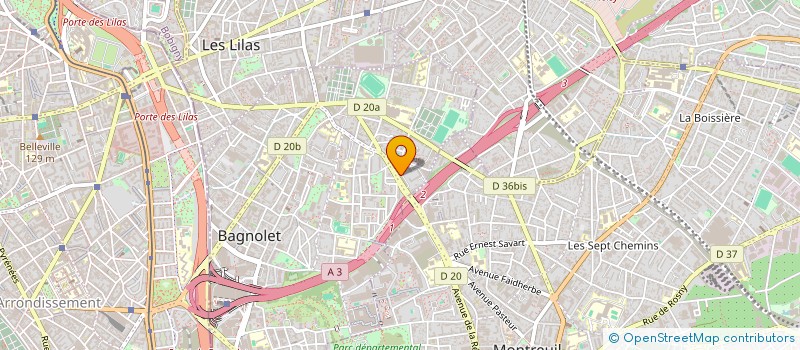 localisation de l'entreprise MONSIEUR KARIM BOUKHALFA à BAGNOLET