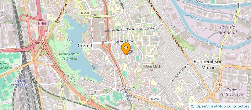 localisation de l'entreprise MONSIEUR KARIM BOULAKBECHE  CRETEIL