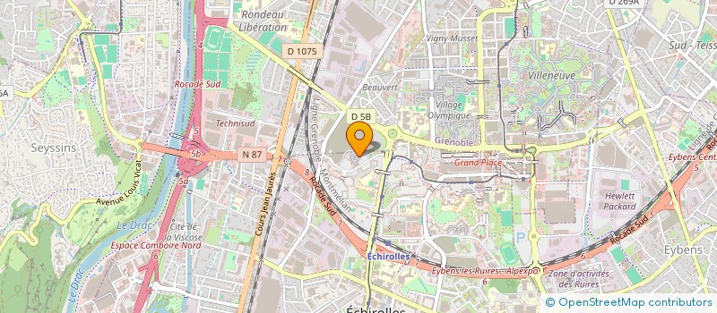 localisation de l'entreprise MONSIEUR KARIM BOULARES à ECHIROLLES