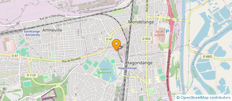 localisation de l'entreprise MONSIEUR KARIM BOULARIAH  HAGONDANGE