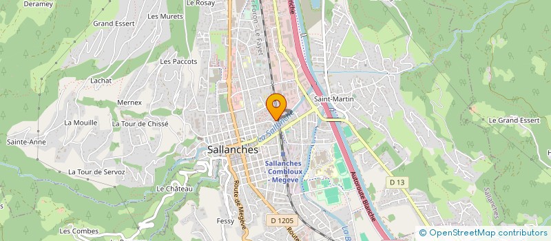 localisation de l'entreprise MONSIEUR KARIM BOUMEZIOUT  SALLANCHES