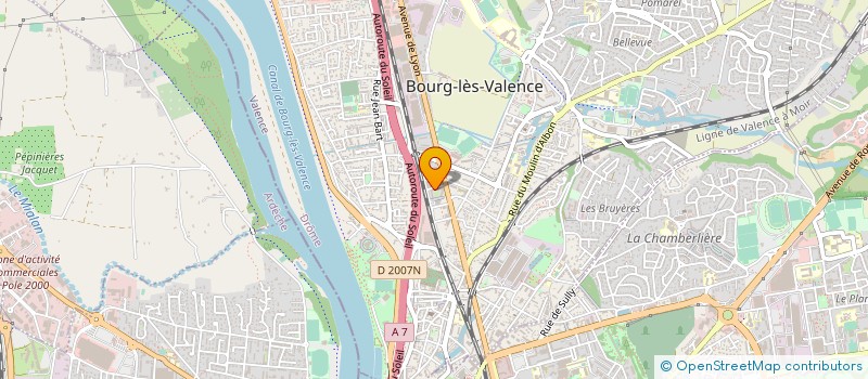 localisation de l'entreprise MONSIEUR KARIM BOUNAALI  BOURG-LES-VALENCE