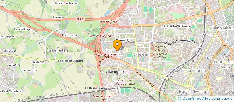 localisation de l'entreprise MONSIEUR KARIM BOUNOUARA  RENNES