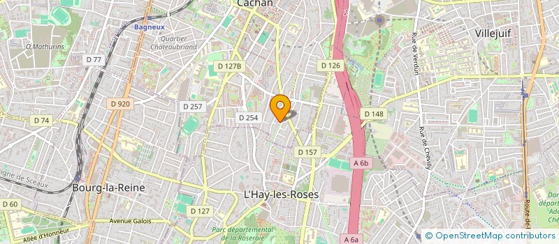 localisation de l'entreprise MONSIEUR KARIM BOURA à CACHAN