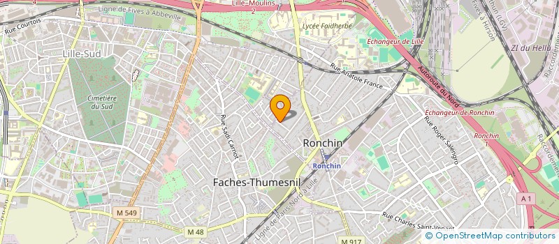 localisation de l'entreprise MONSIEUR KARIM BOURAS à RONCHIN