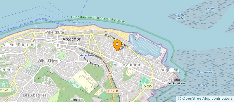 localisation de l'entreprise MONSIEUR KARIM BOUROGAA  ARCACHON