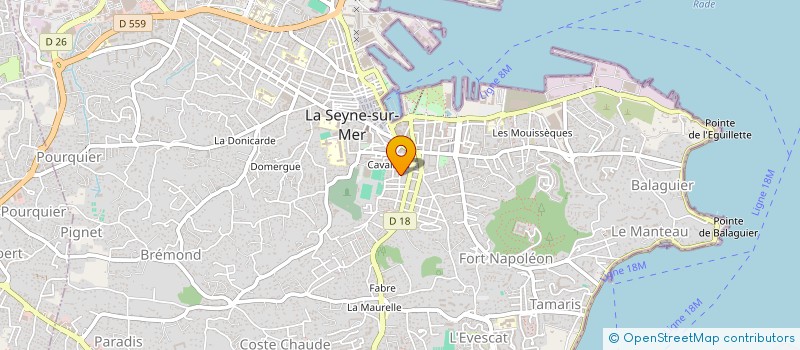 localisation de l'entreprise MONSIEUR KARIM BOUSBIH à LA SEYNE-SUR-MER