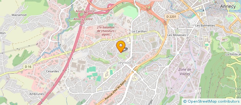 localisation de l'entreprise MONSIEUR KARIM BOUSSALIA à ANNECY