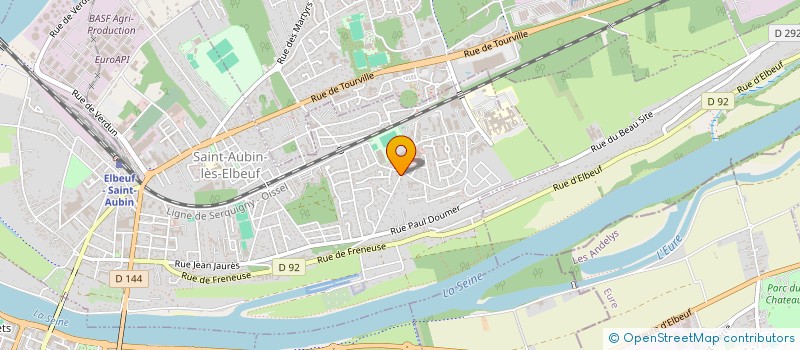 localisation de l'entreprise MONSIEUR KARIM BOUSSEDRA  SAINT-AUBIN-LES-ELBEUF