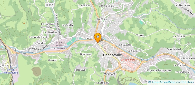 localisation de l'entreprise MONSIEUR KARIM BOUSSELHAM à DECAZEVILLE