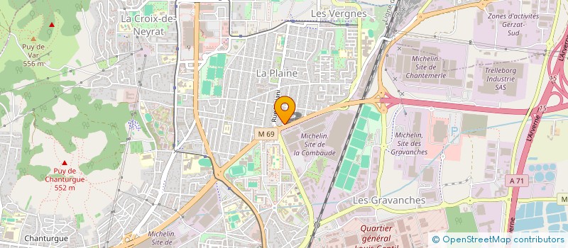 localisation de l'entreprise MONSIEUR KARIM BOUTEFNOUCHET  CLERMONT-FERRAND