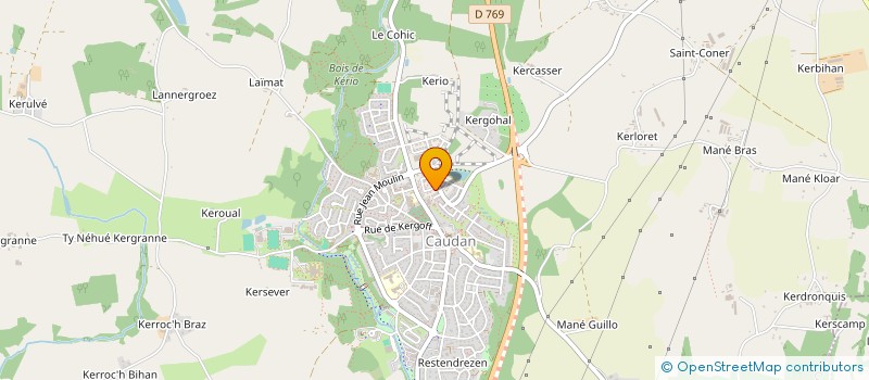 localisation de l'entreprise MONSIEUR KARIM BOUTIHANE  CAUDAN