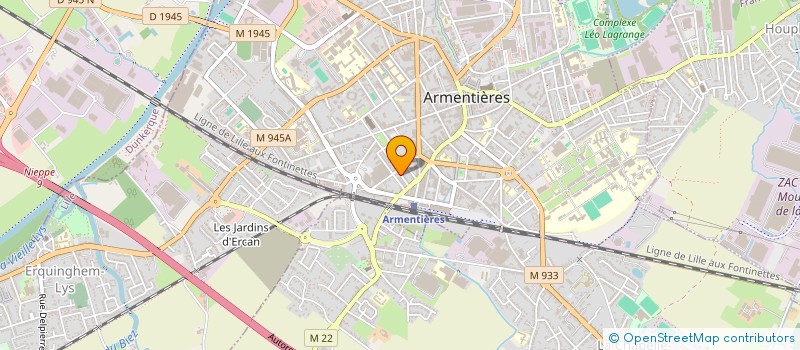 localisation de l'entreprise MONSIEUR KARIM BOUYOUAARAN à ARMENTIERES