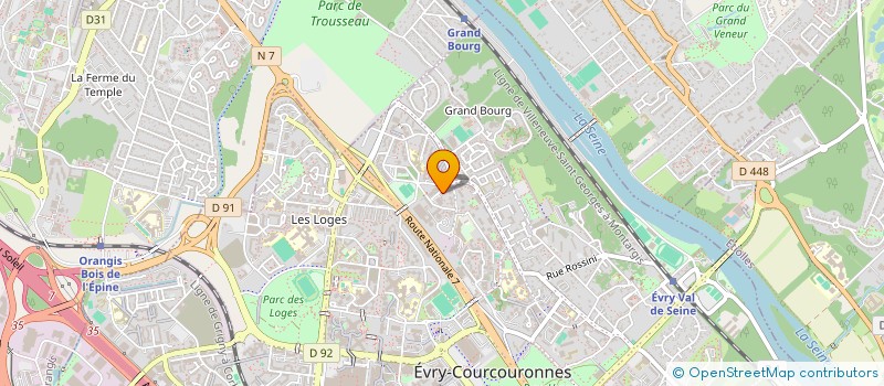 localisation de l'entreprise MONSIEUR KARIM BOUZEFRANE  EVRY-COURCOURONNES