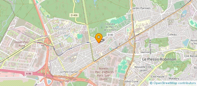 localisation de l'entreprise MONSIEUR KARIM BRADAI à CLAMART